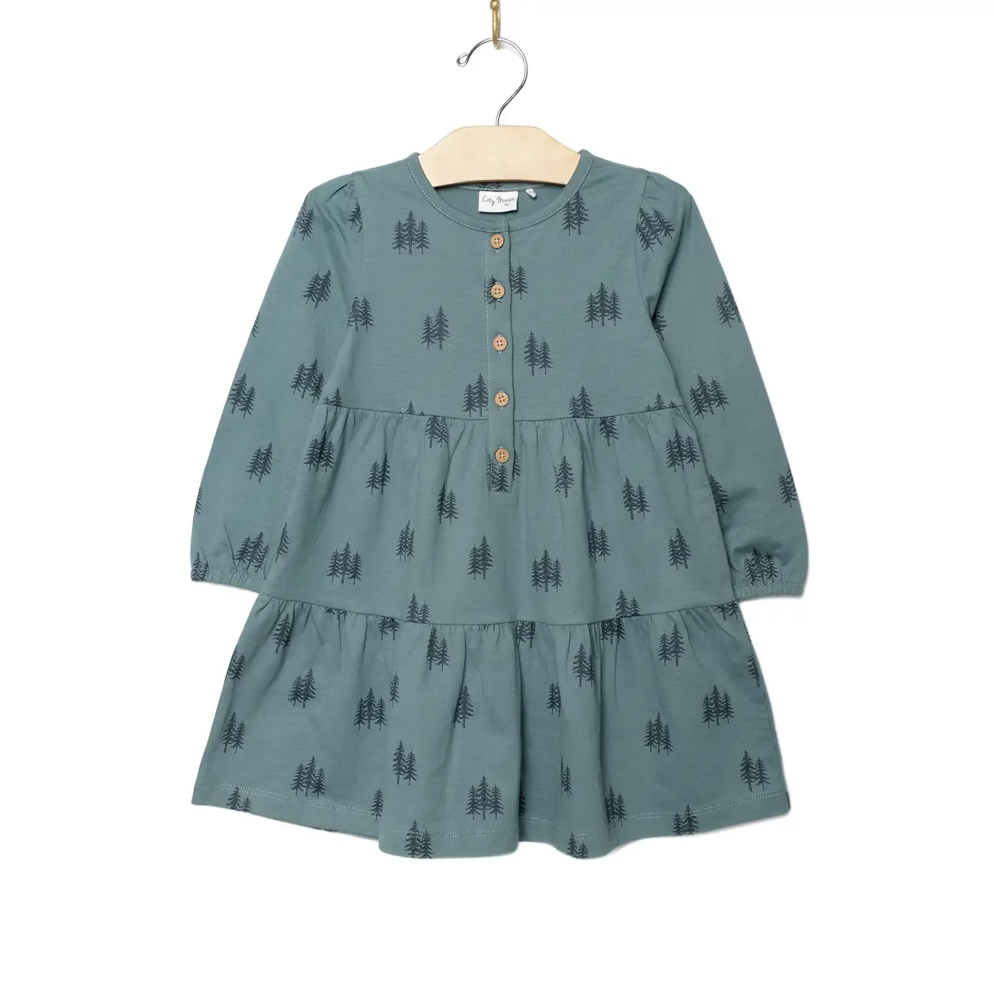 Tiered Dress, Forest Tiered Dress, Forest