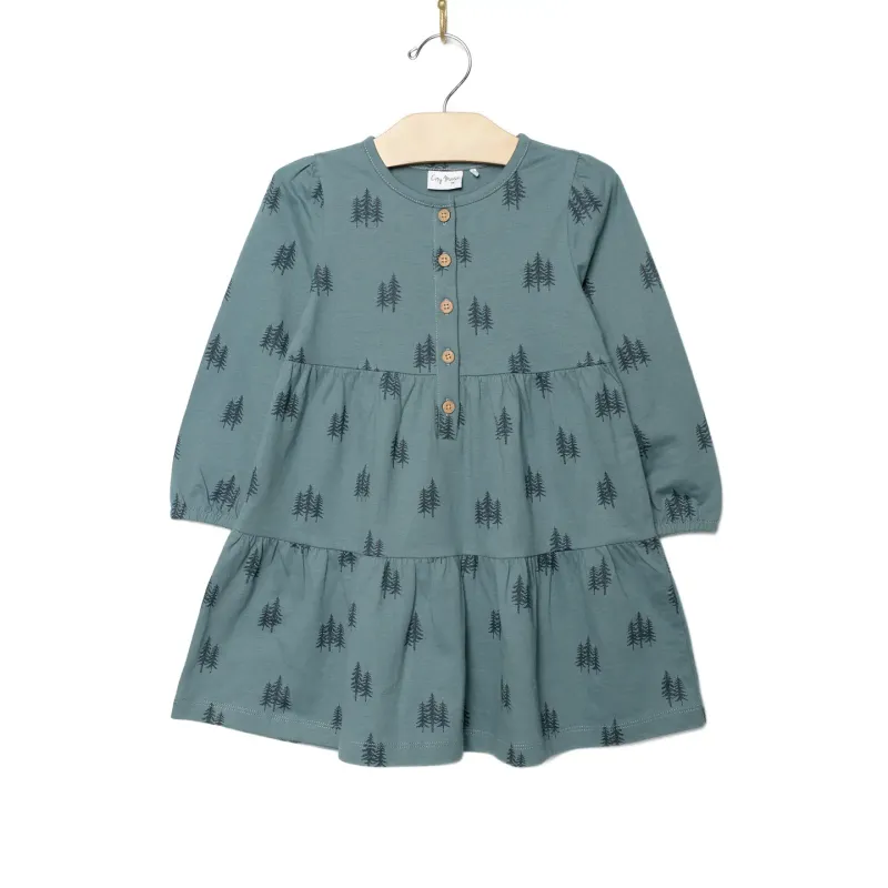 Tiered Dress, Forest Tiered Dress, Forest
