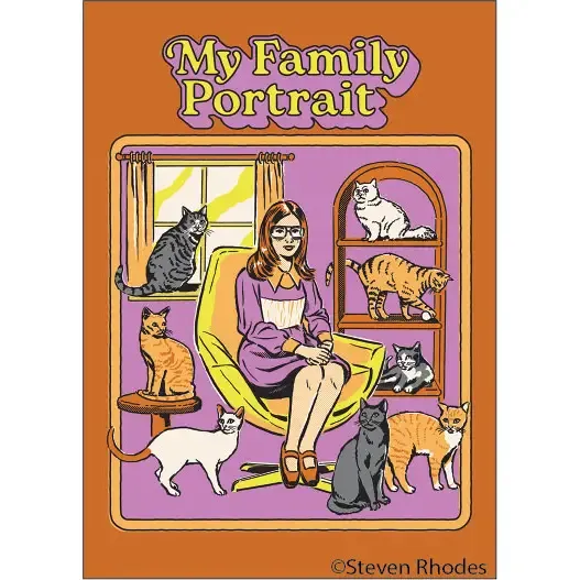 Family Portrait Magnet Family Portrait Magnet