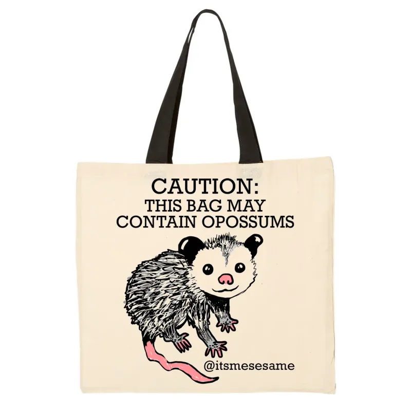 Caution Possum Tote Caution Possum Tote