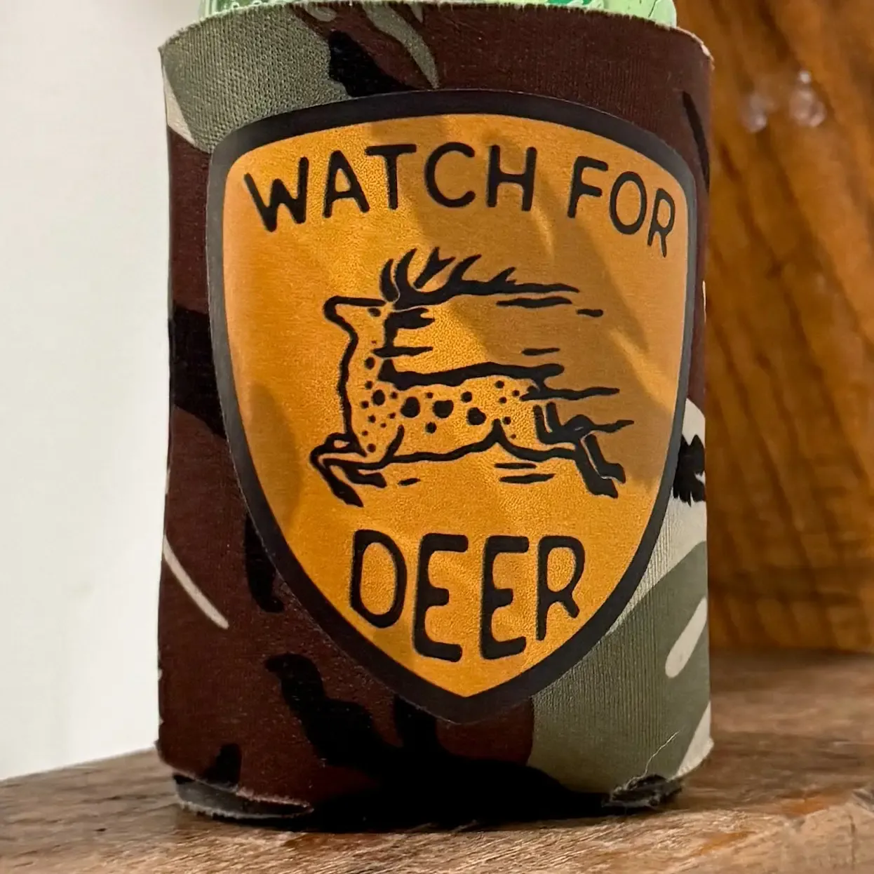 Watch for Deer Koozie Watch for Deer Koozie