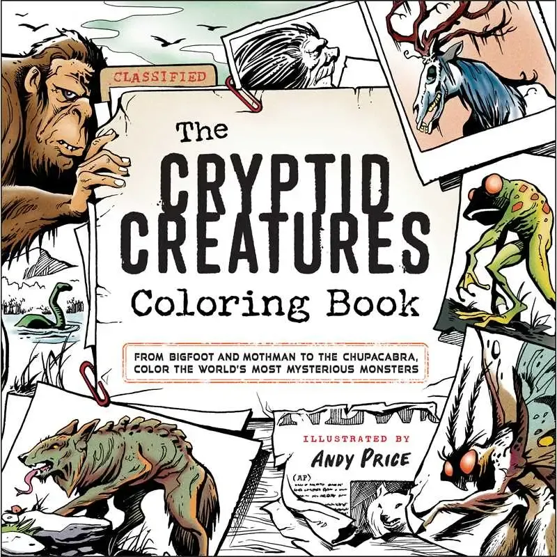 Cryptid Coloring Book Cryptid Coloring Book