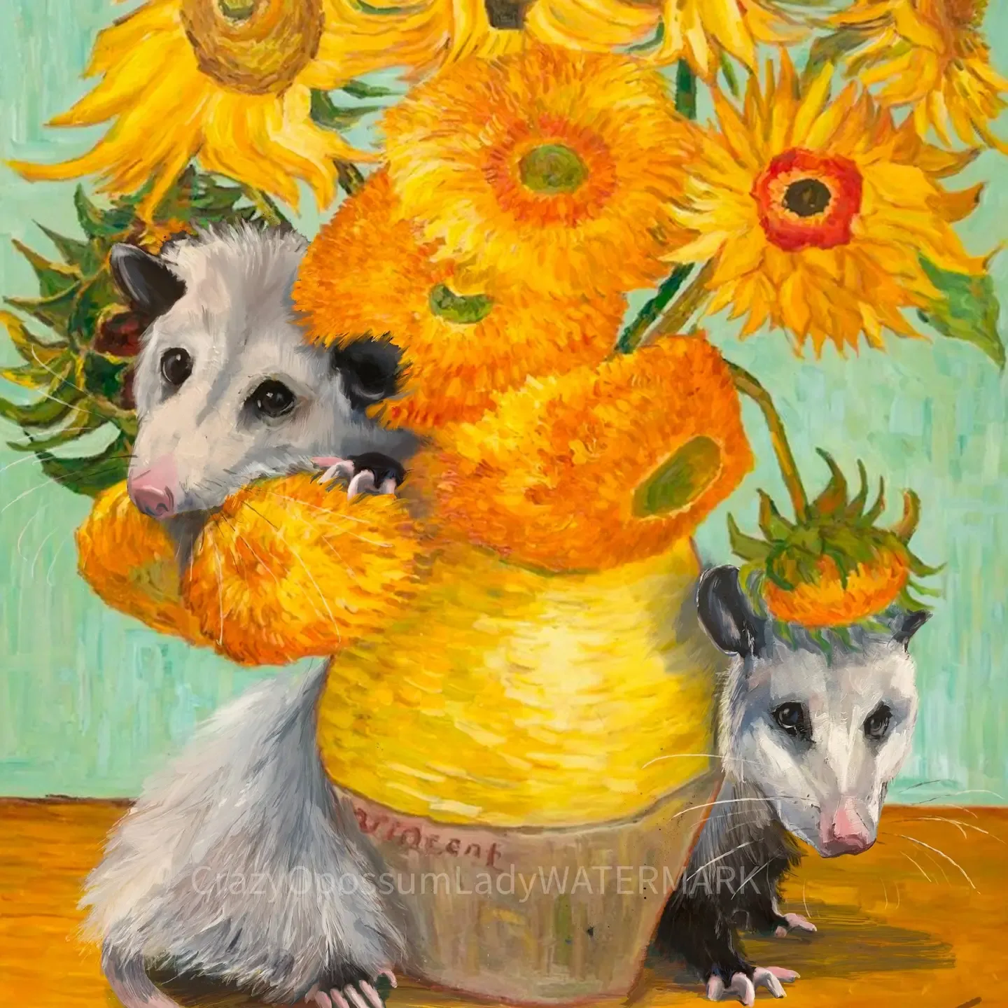 Van Gogh Possum Print Van Gogh Possum Print