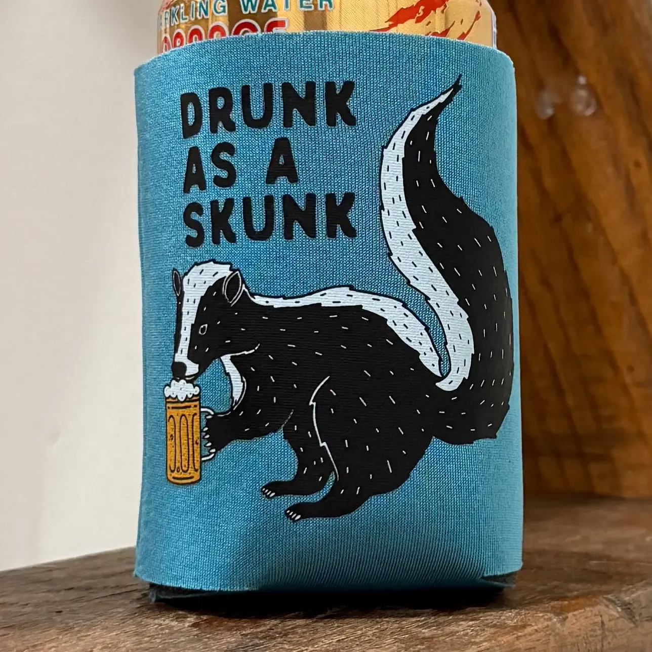 Drunk as a Skunk Koozie Drunk as a Skunk Koozie