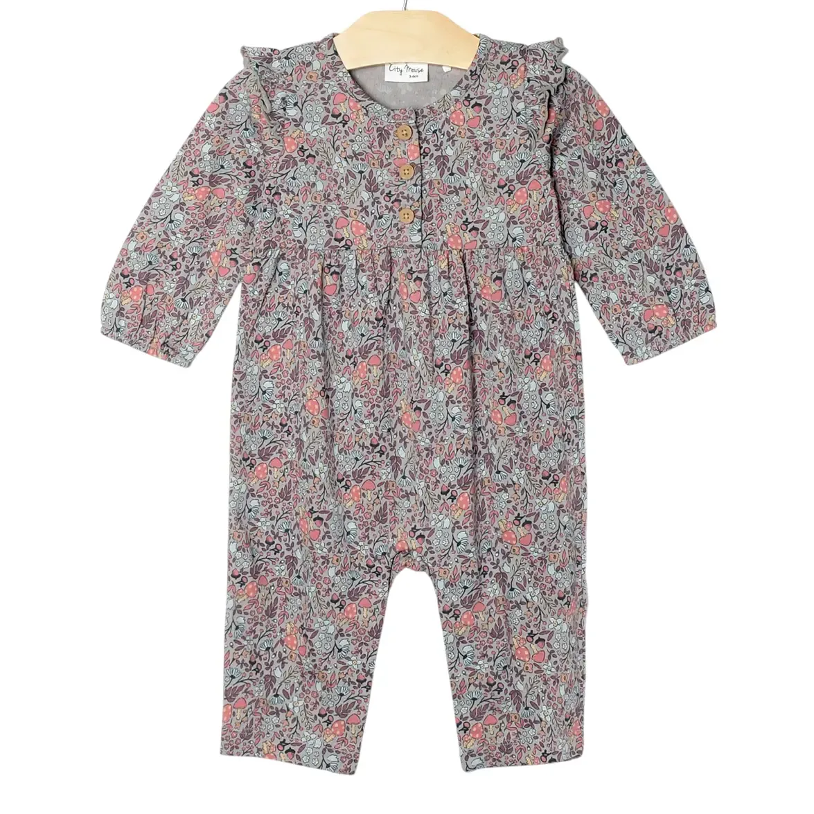 Fall Flutter Sleeve Romper