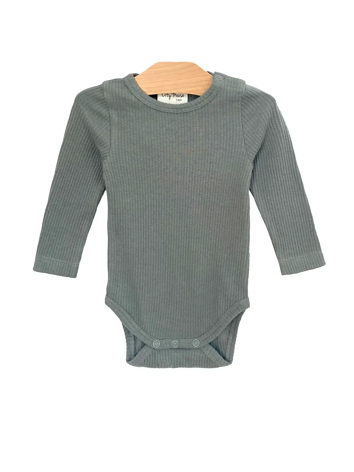 Granite Ribbed Bodysuit