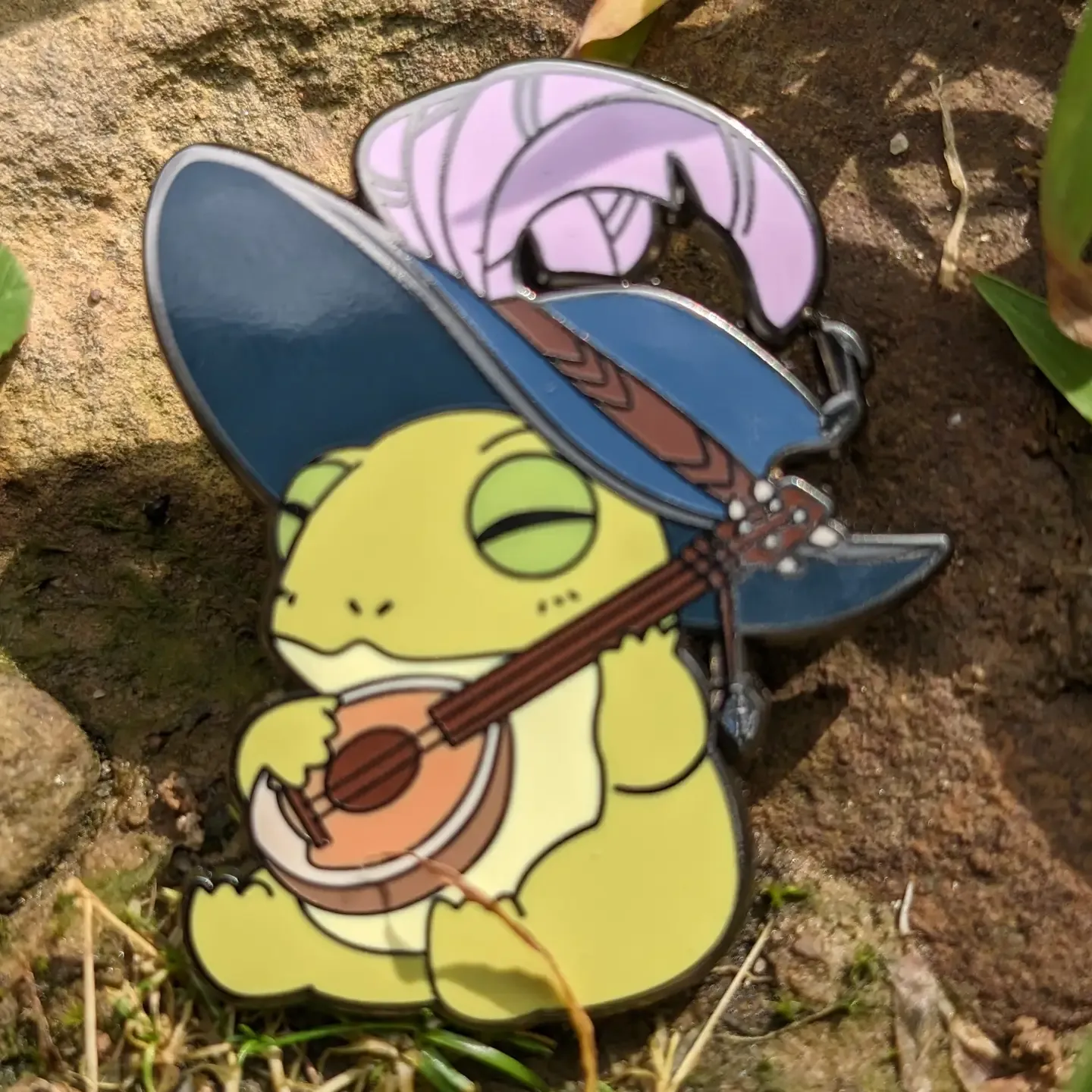 Bard Class Frog Pin