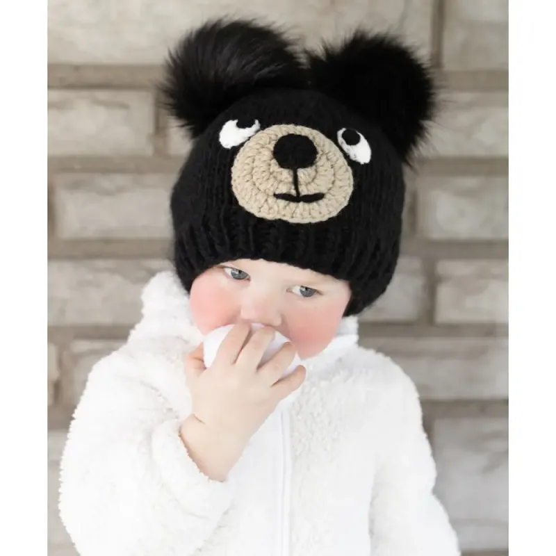 Black Bear Beanie L Black Bear Beanie L
