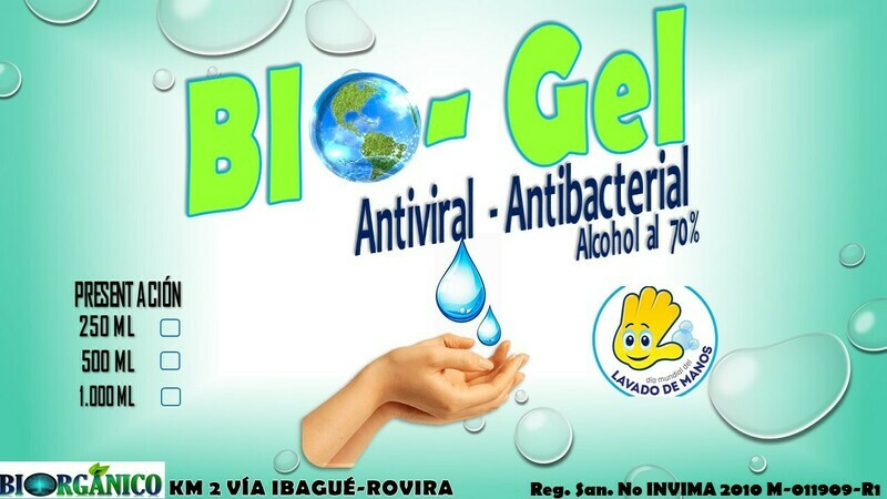 BIO-GEL ANTVIRAL Y ANTIBACTERIAL CON VALVULA x 1000ML