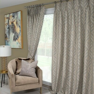 Double Pleat Ready-made Curtains