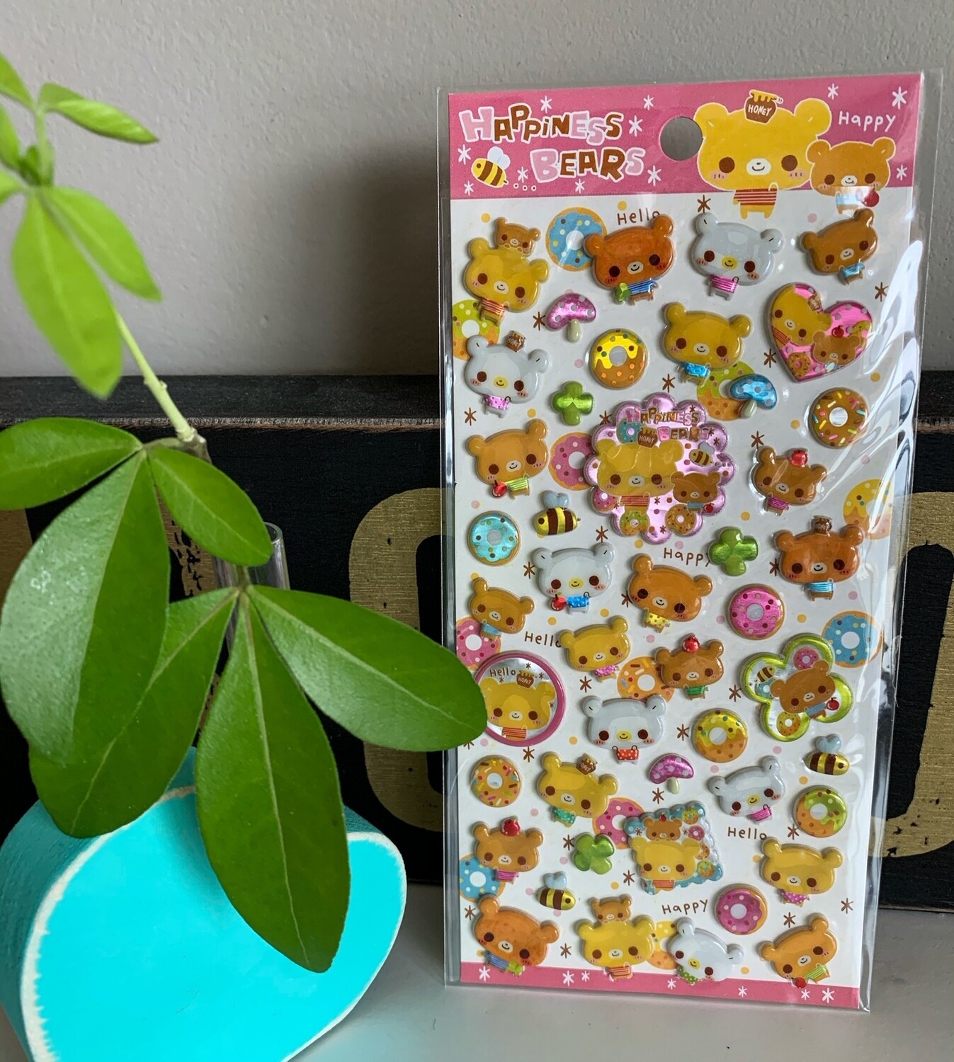 Crux Happiness Bears sticker Sheet