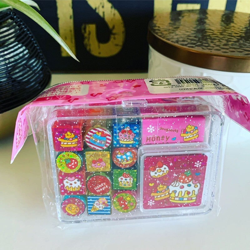 Japan Pool Cool Rubber Stamp Set