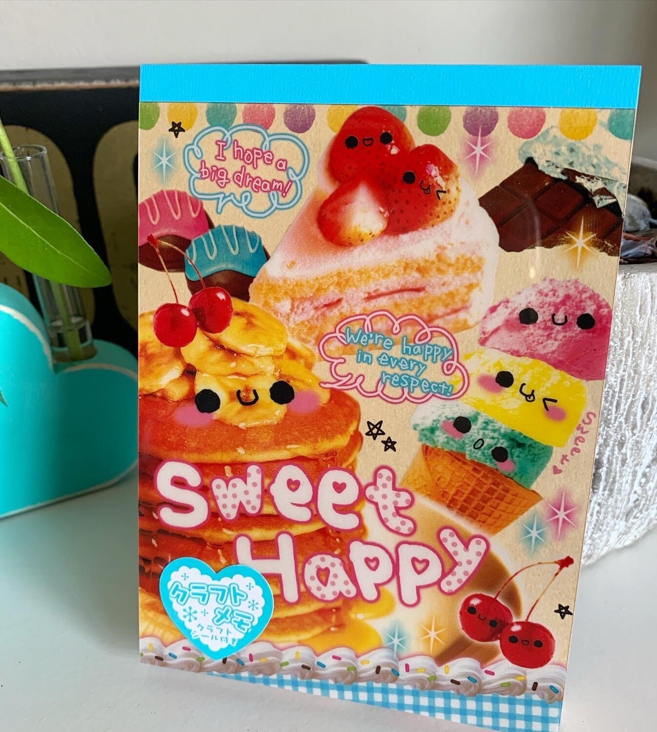 Japan Crux Sweet Happy Large Memo Pad