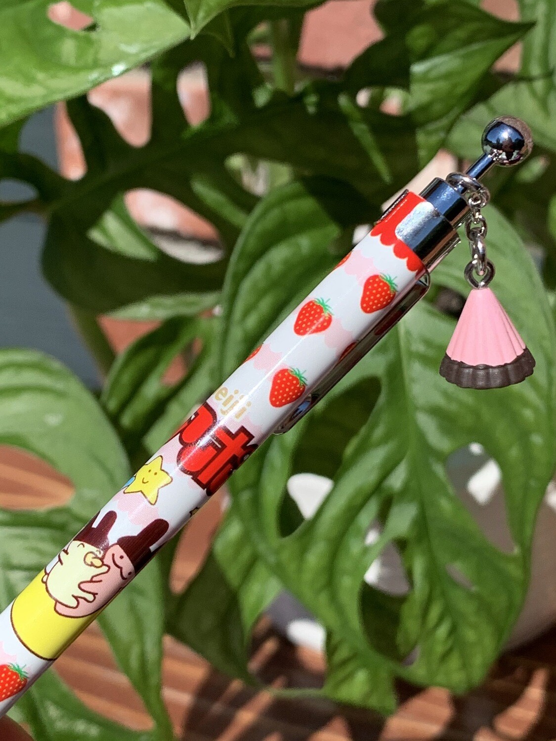 Japan Lotte Sakamoto Chocolate Charm Mascot Mechanical Pencil