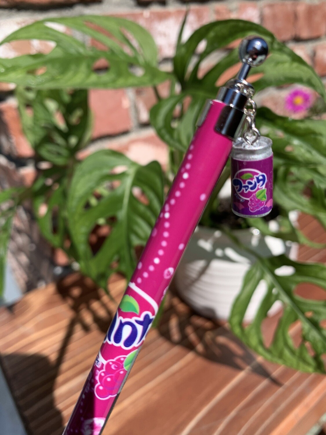 Japan Lotte Sakamoto Fanta Grape Soda Charm Mechanical Pencil