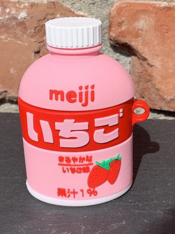 Meiji Strawberry Milk Airpod Case