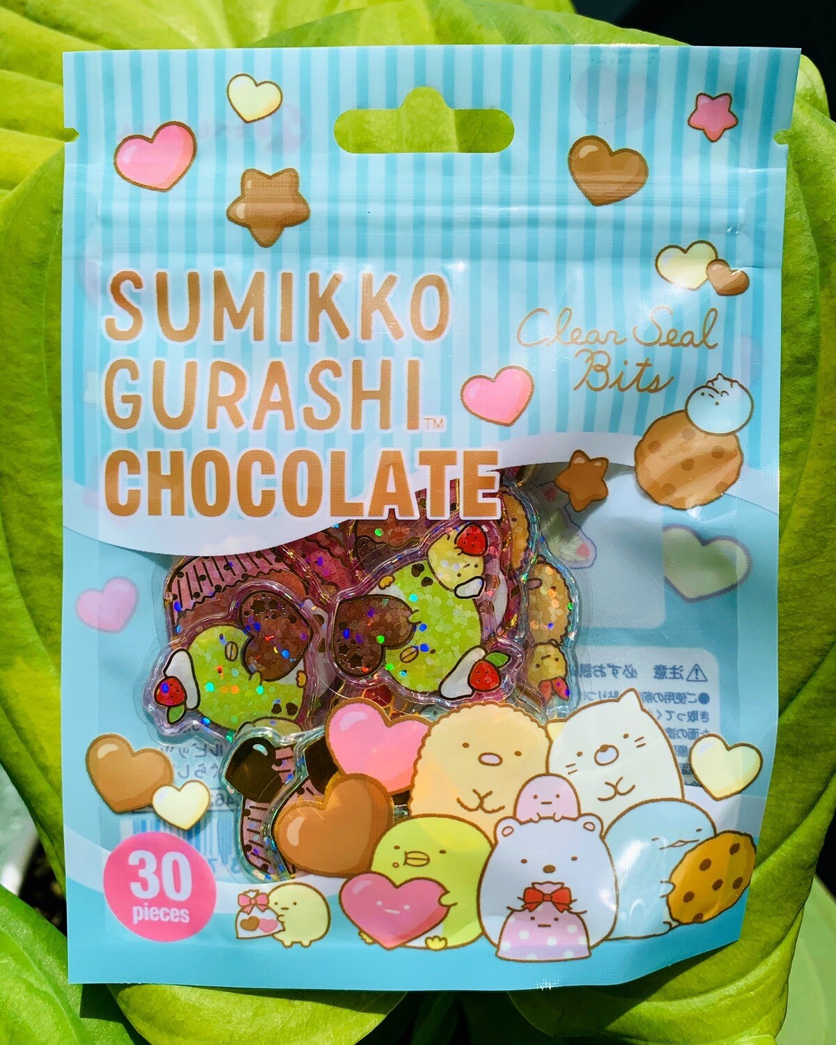 Japan San-X Sumikkogurashi Chocolate Acrylic Sticker Sack