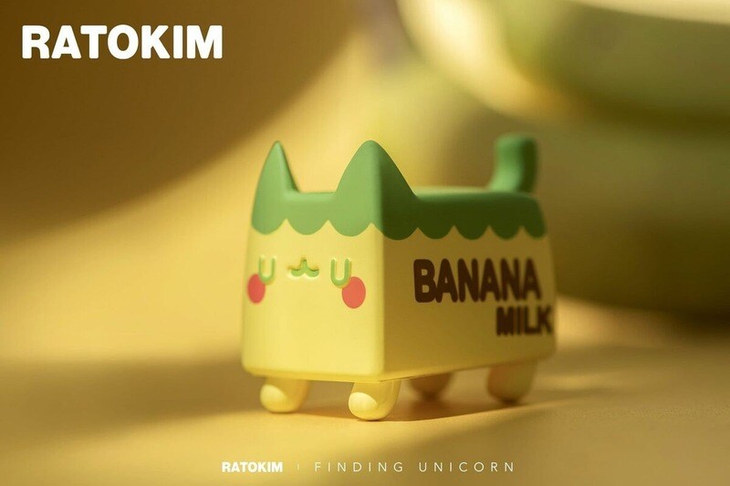 RATOKIM Drinking Box Cat - Banana Milk