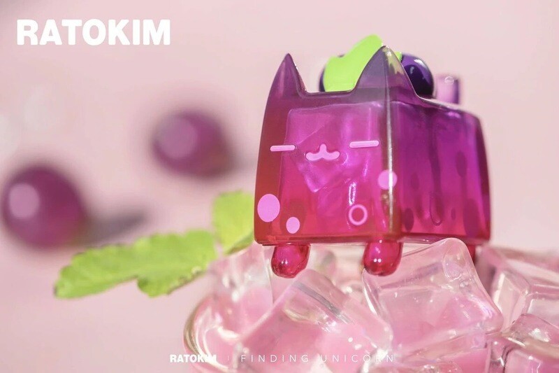 RATOKIM Drinking Box Cat - Grape 