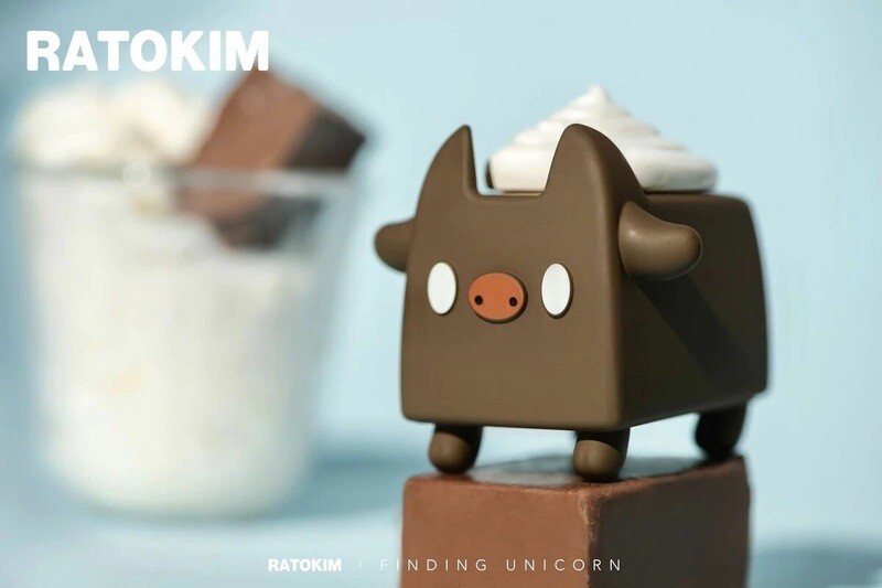 RATOKIM Drinking Box Cat - Chocolate