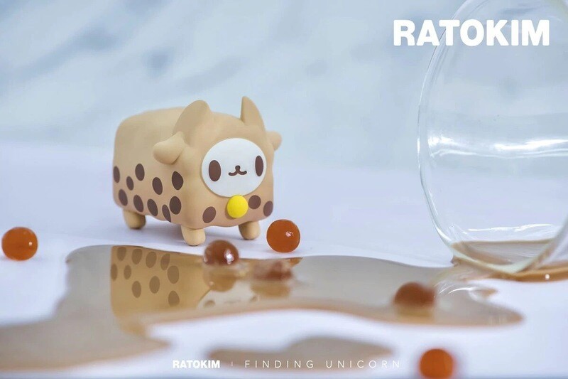 RATOKIM Drinking Box Cat - Bubble Tea