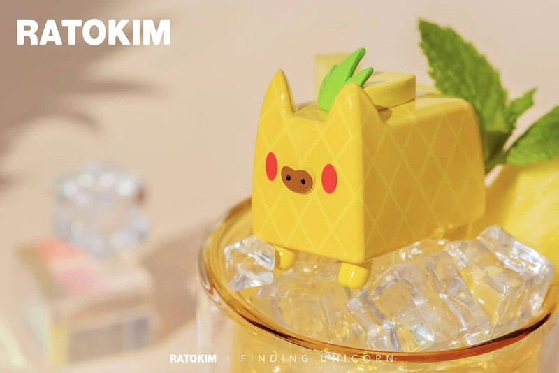 RATOKIM Drinking Box Cat - Pineapple Juice
