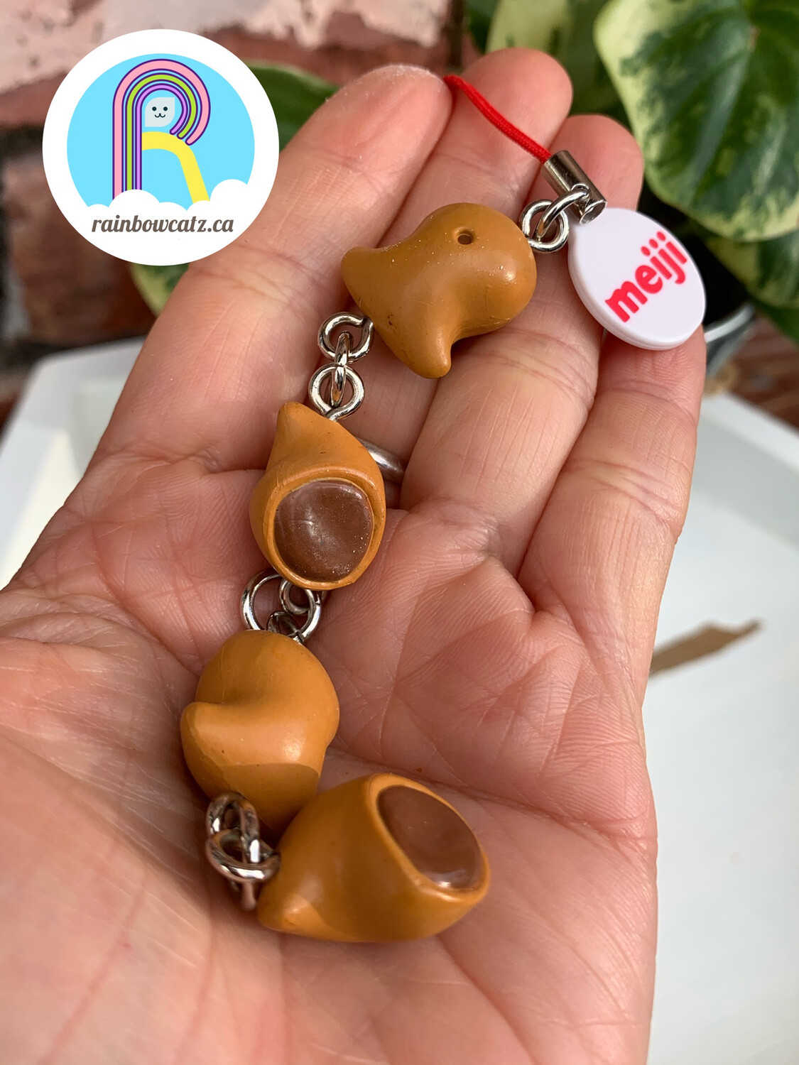 Meiji Chocolate Fish Biscuits Charm Strap