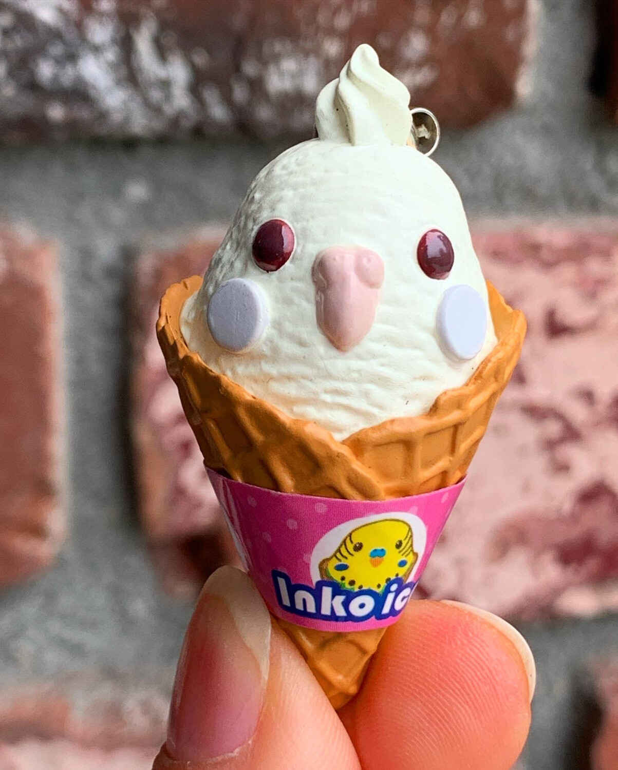 Kitan Club Inko Bird Ice Cream Cone Strap