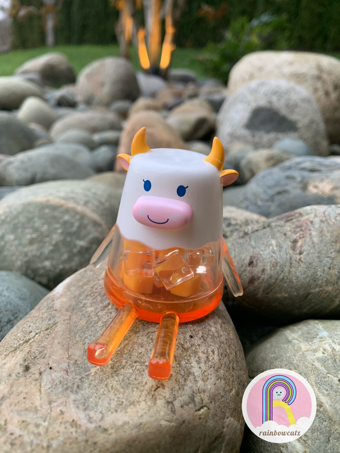 52Toys Milk Tea Cow Figure, Style: #1 Mango Milk Tea