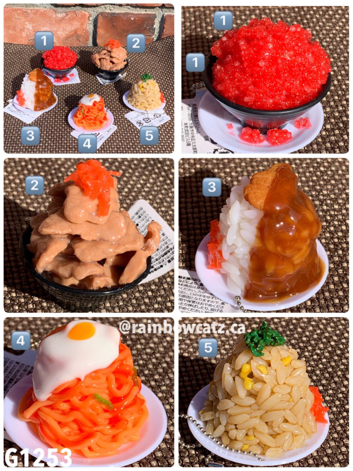 J. Dream Japanese Cuisine Food Miniature, Style: #1