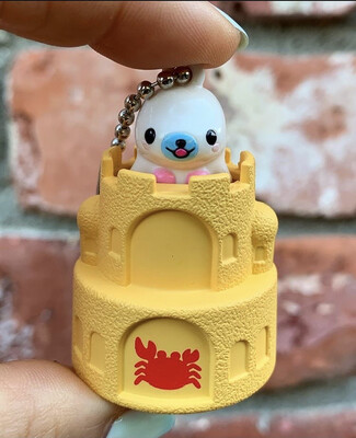 San-X 2007 Mamegoma Mascot Keychain