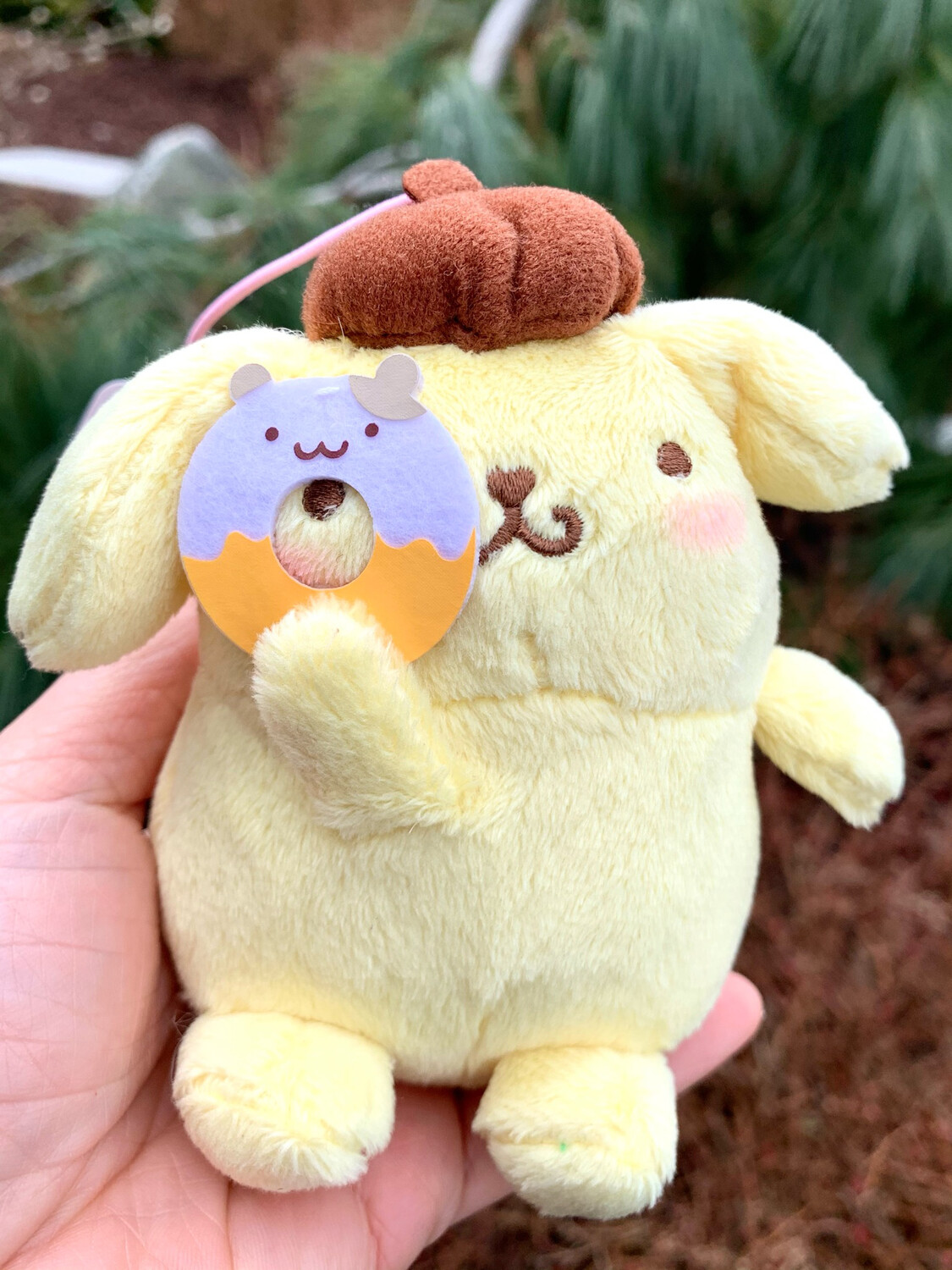 Sanrio Pompompurin Donut UFO Catcher Game Prize Plush, Style: #1