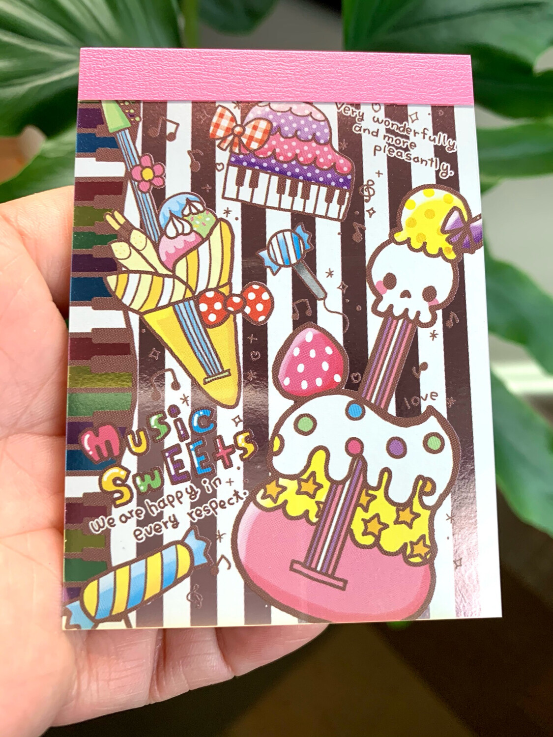 Crux Music Sweets Guitar Mini Memo Pad