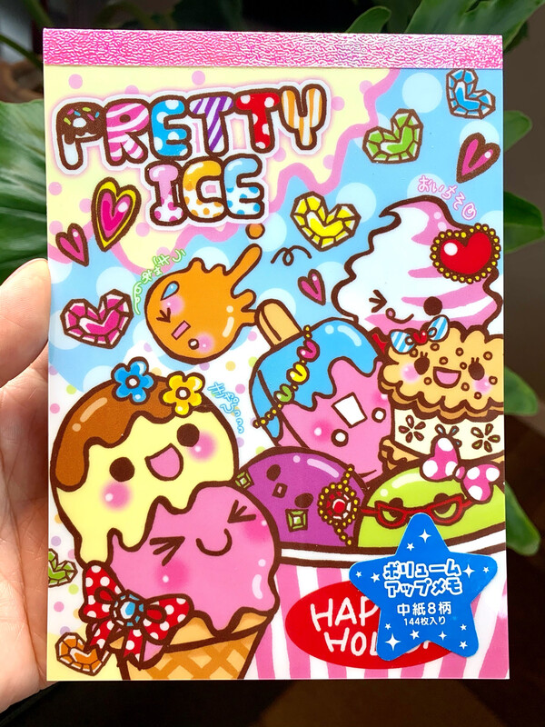 Q-Lia Pretty Ice Large Memo Pad