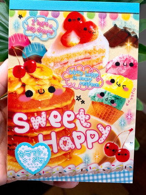 Crux Sweet Happy Large Memo Pad