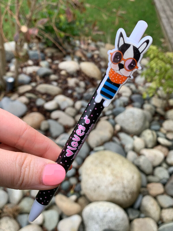 Cute Puppy Loves Pen