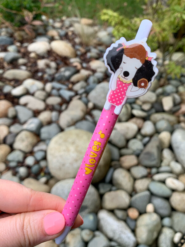 Cute Puppy Loves Pen
