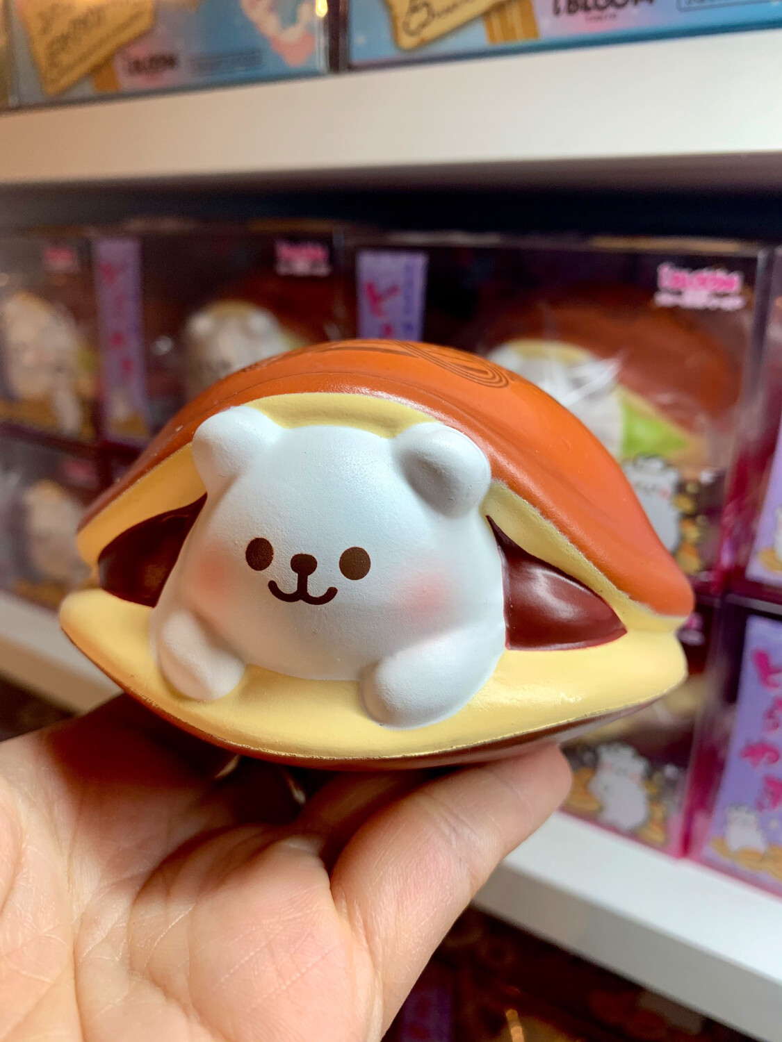 iBloom Marmo Dorayaki Squishy, Style: #1. Red bean paste dorayaki (honey scented)