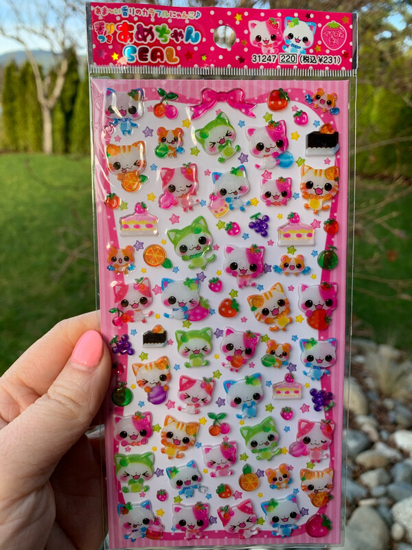 Q-Lia Nyanko Cake Sticker Sheet