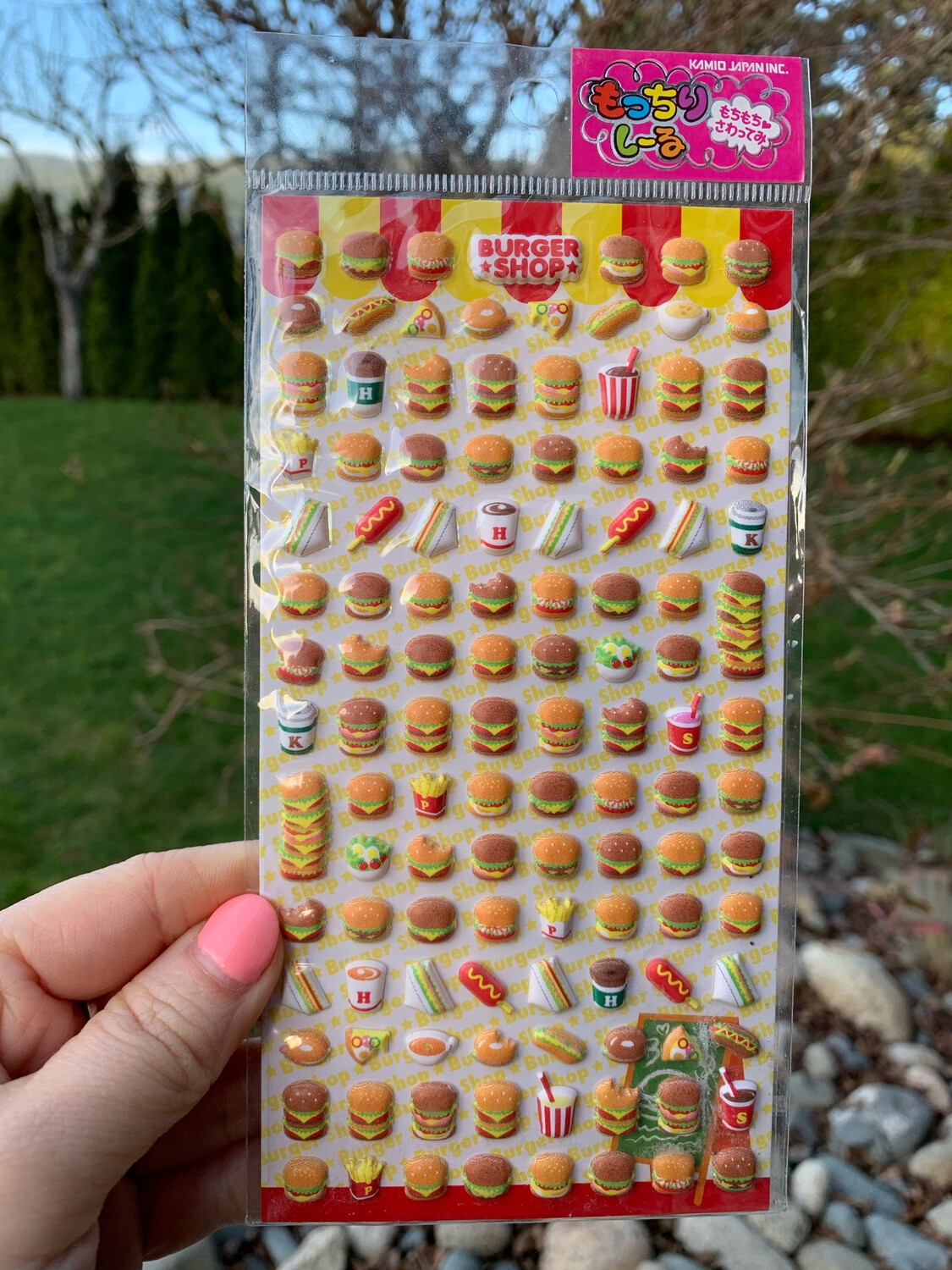 Kamio Mini Burger Shop Sticker Sheet