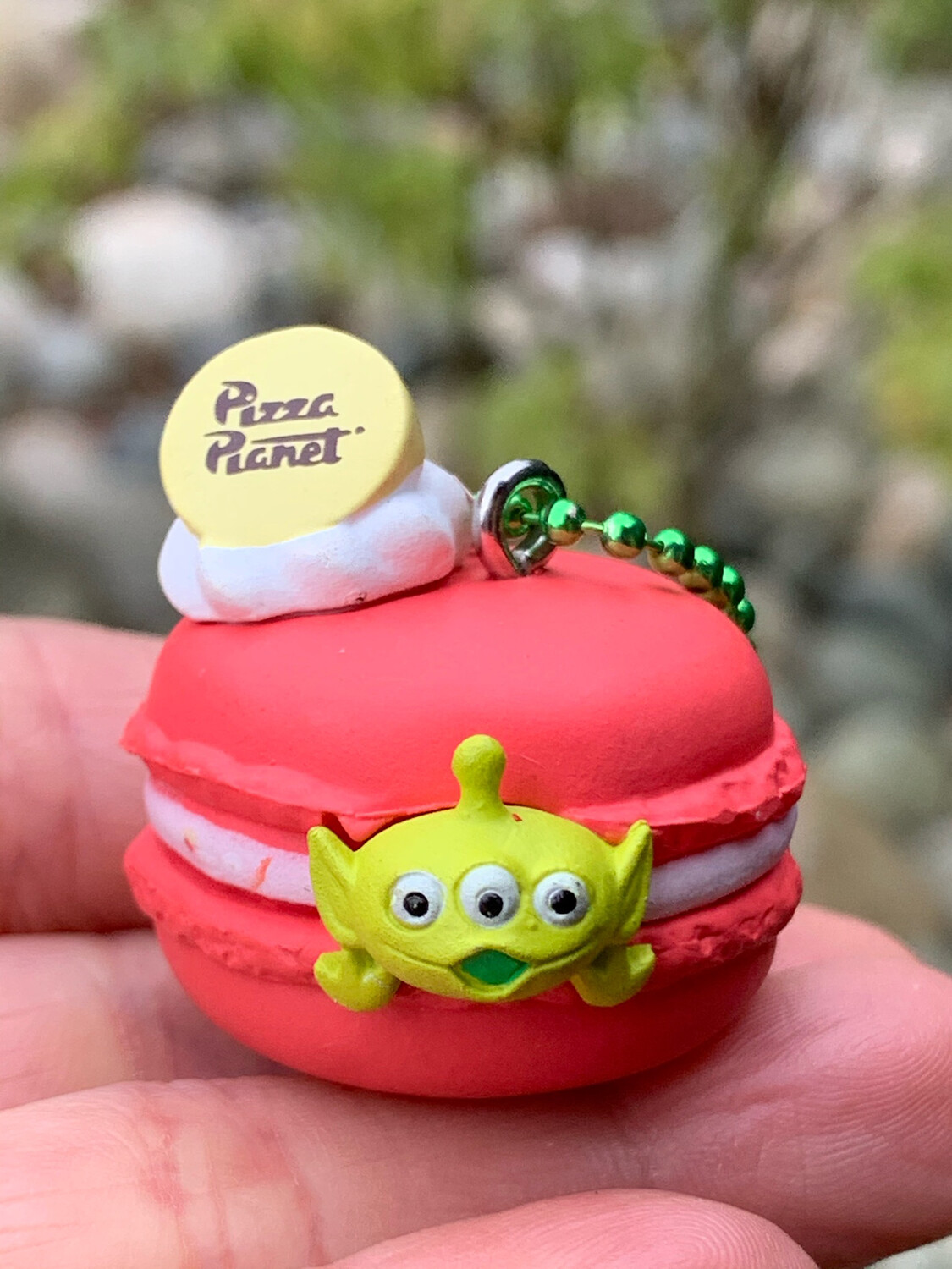 Disney Little Green Men Macaron Keychain