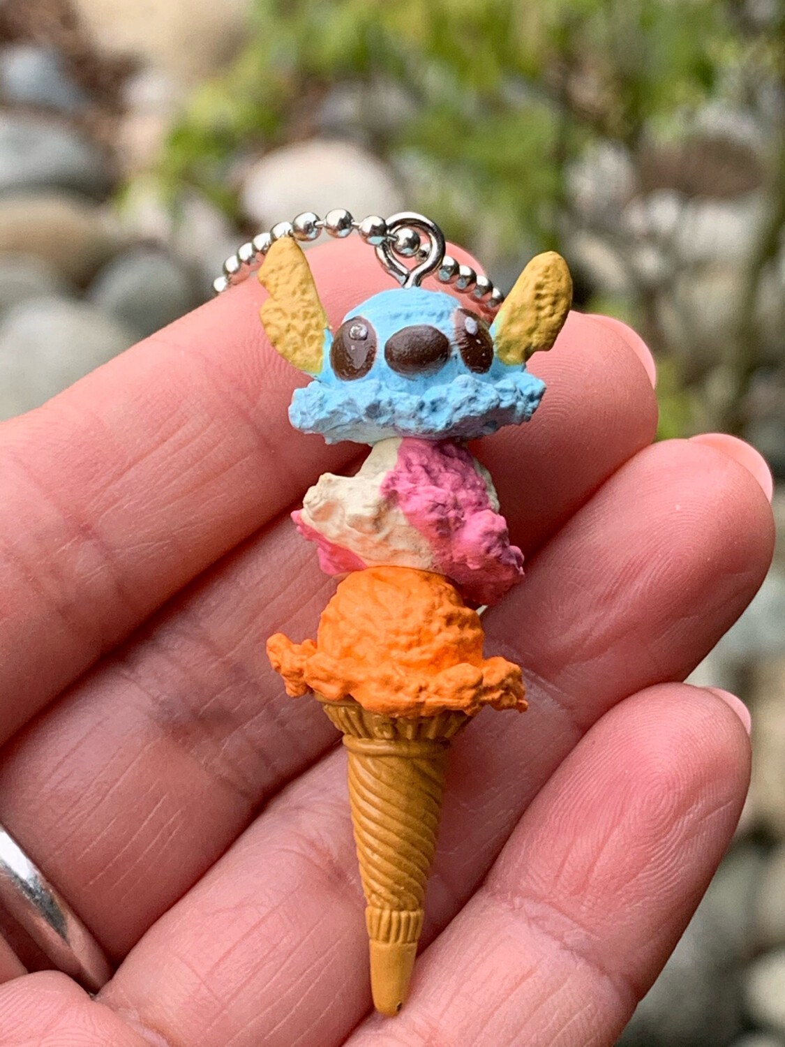 Disney Stitch Ice Cream Keychain