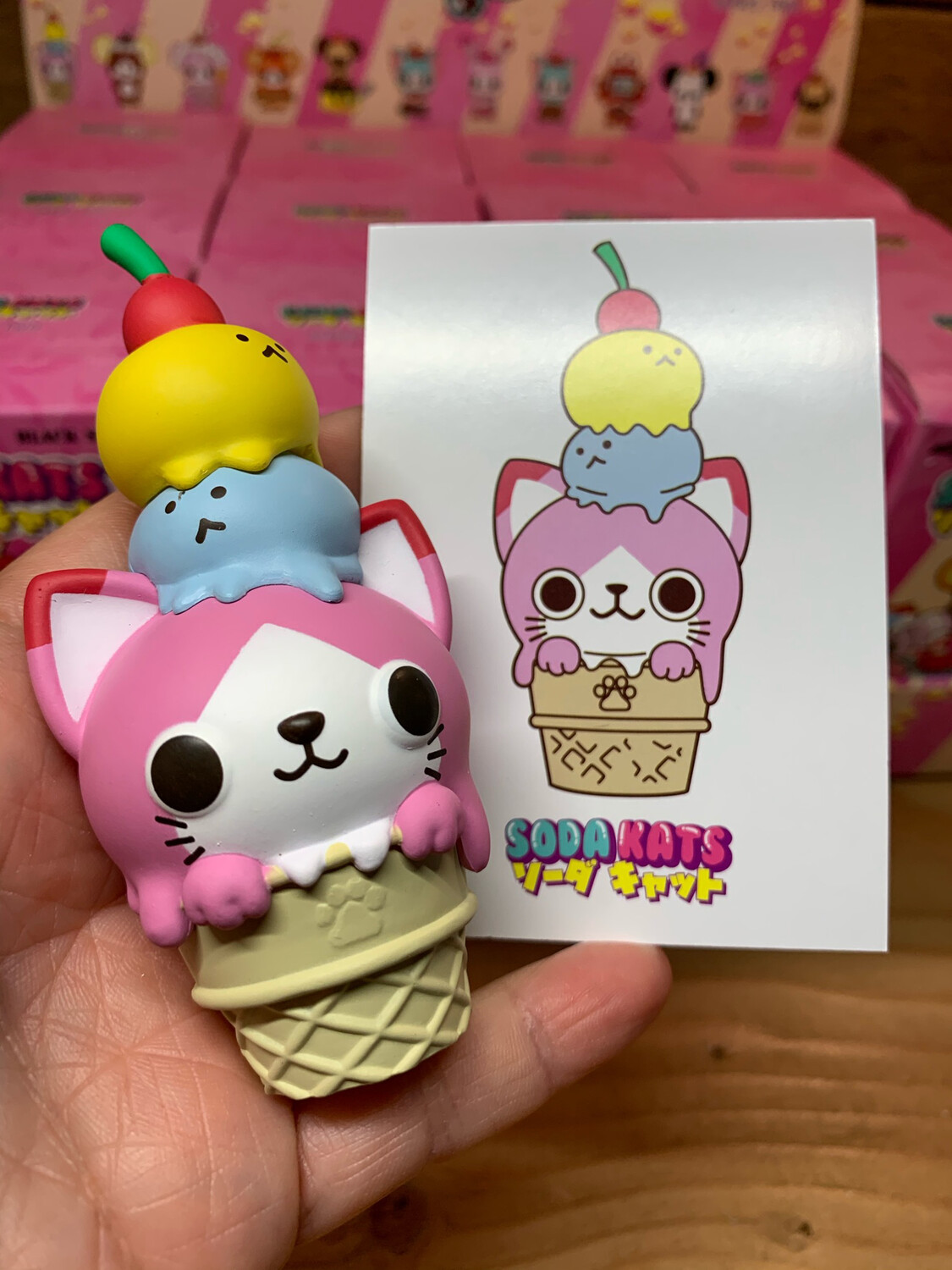 Soda Kat Series 2 By Kenneth Tang / MINDStyle, Style: #1 Creamy Kitty