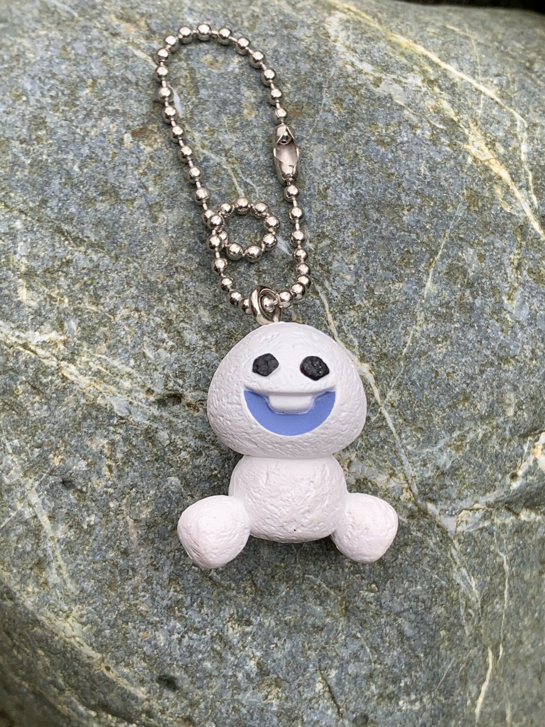 Kawaii Snowman Charm Mascot Keychain