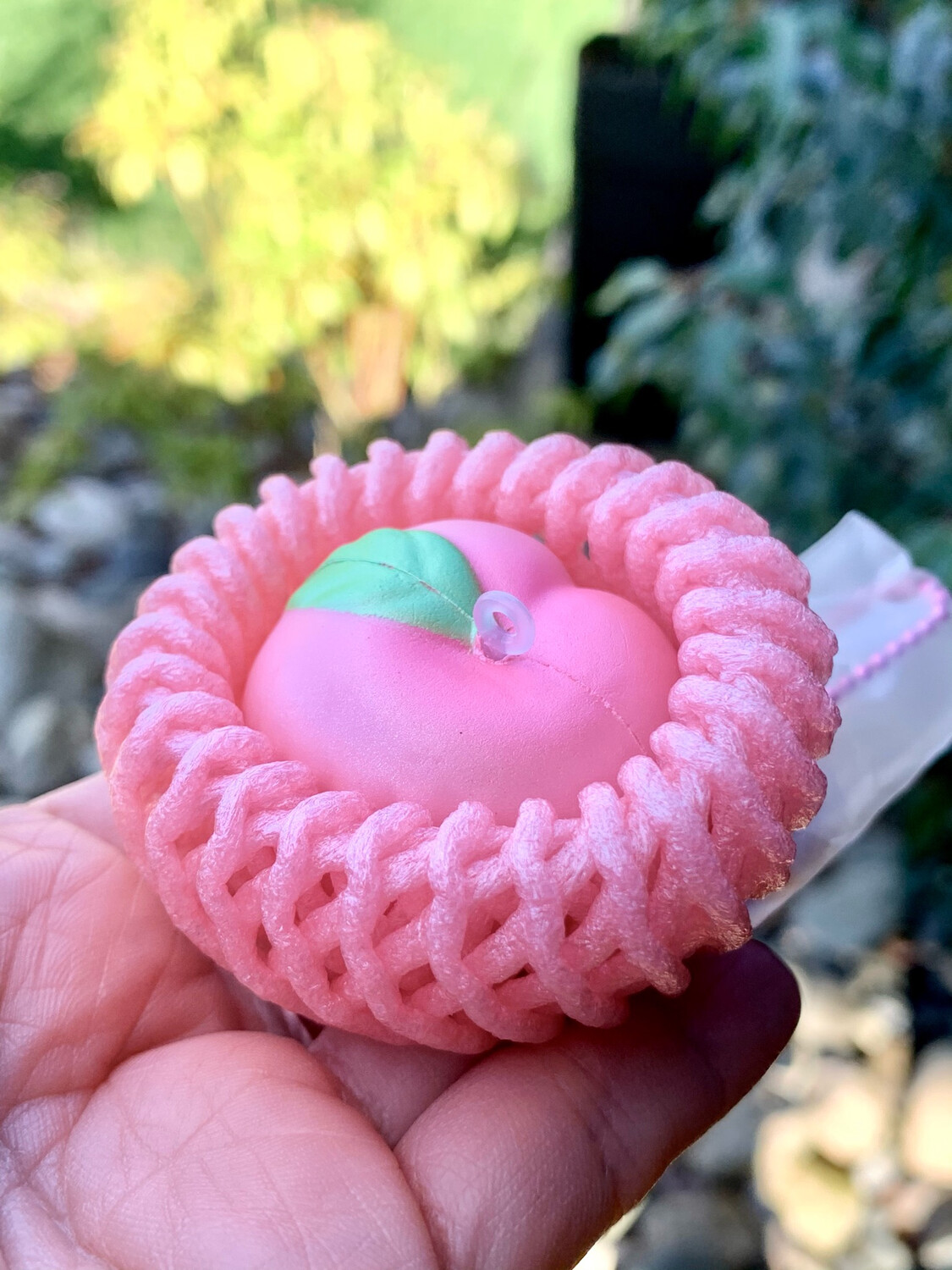 iBloom I Love Peach Mini Squishy Toy (Pink)