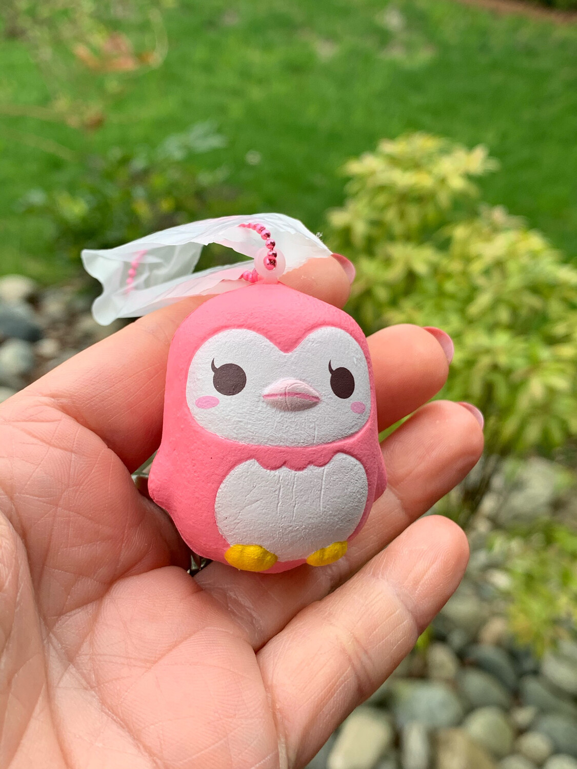 iBloom Mini Mashlo Marshmallow Squishy (Pink penguin)