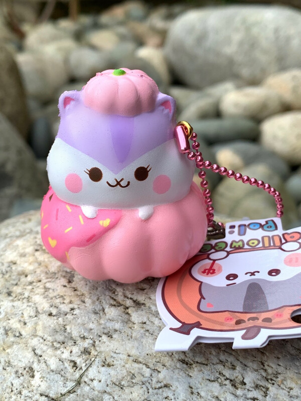 Poli Hamster Strawberry Pumpkin Squishy Toy