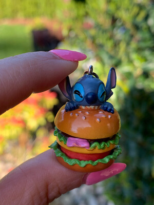 Disney Stitch Hamburger Charm Strap