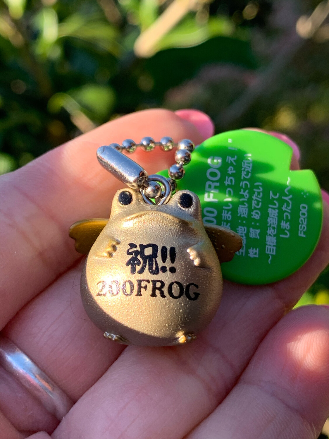 Bandai Frog Style Mascot Keychain RARE