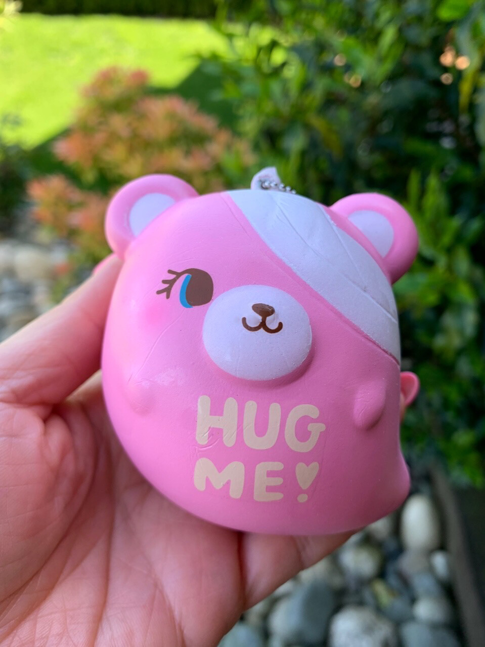 NIC Ghosty Hug Me Bear Squishy Toy